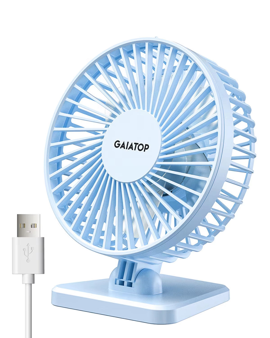 Mini USB Desktop Fan Portable Fan Desktop Office USB Quiet Cooling Fans Three Speed Adjustment Suitable for Home Office