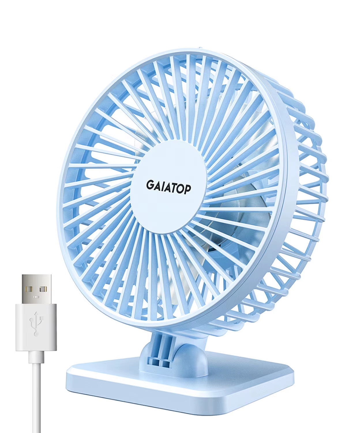 Mini USB Desktop Fan Portable Fan Desktop Office USB Quiet Cooling Fans Three Speed Adjustment Suitable for Home Office