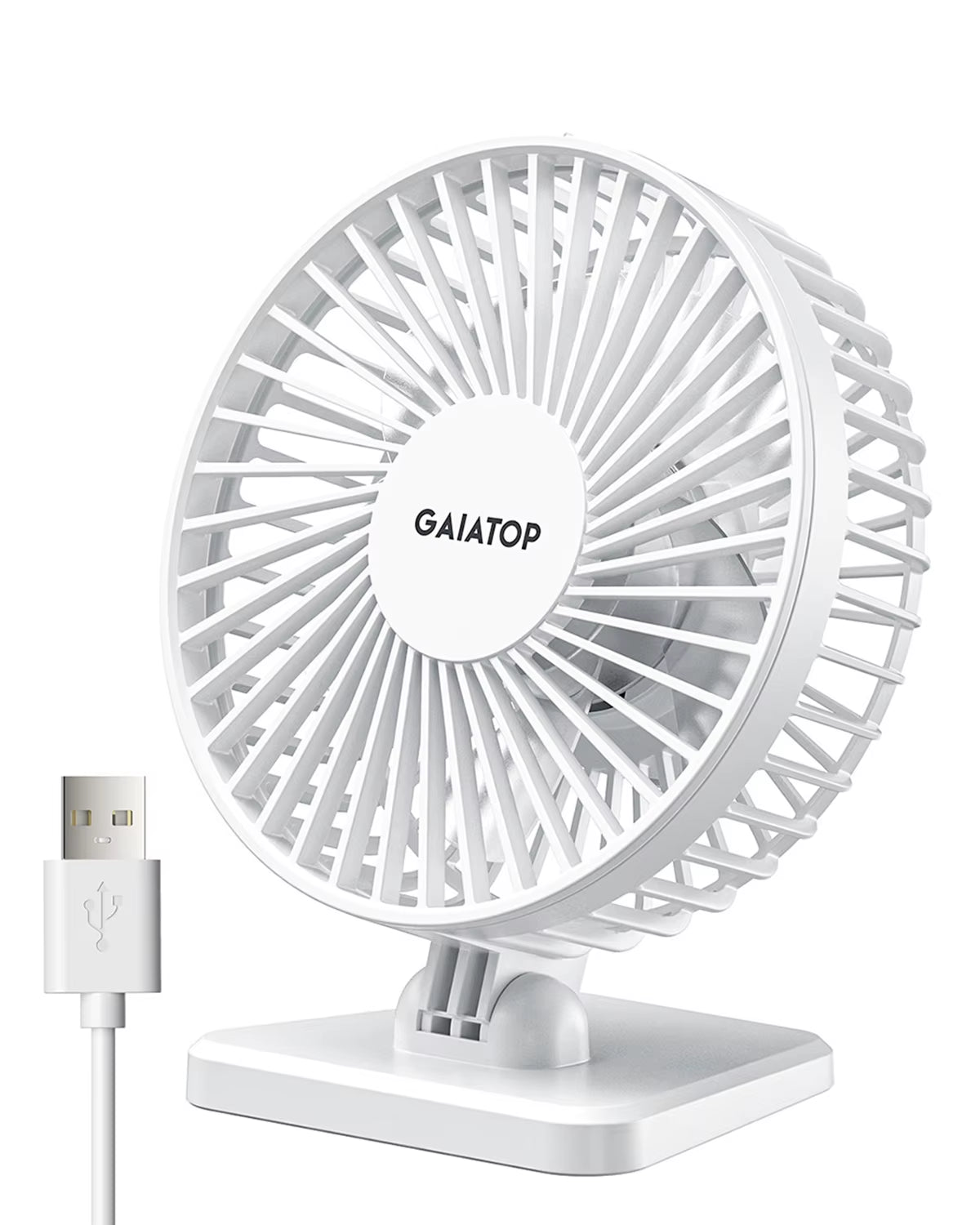 Mini USB Desktop Fan Portable Fan Desktop Office USB Quiet Cooling Fans Three Speed Adjustment Suitable for Home Office