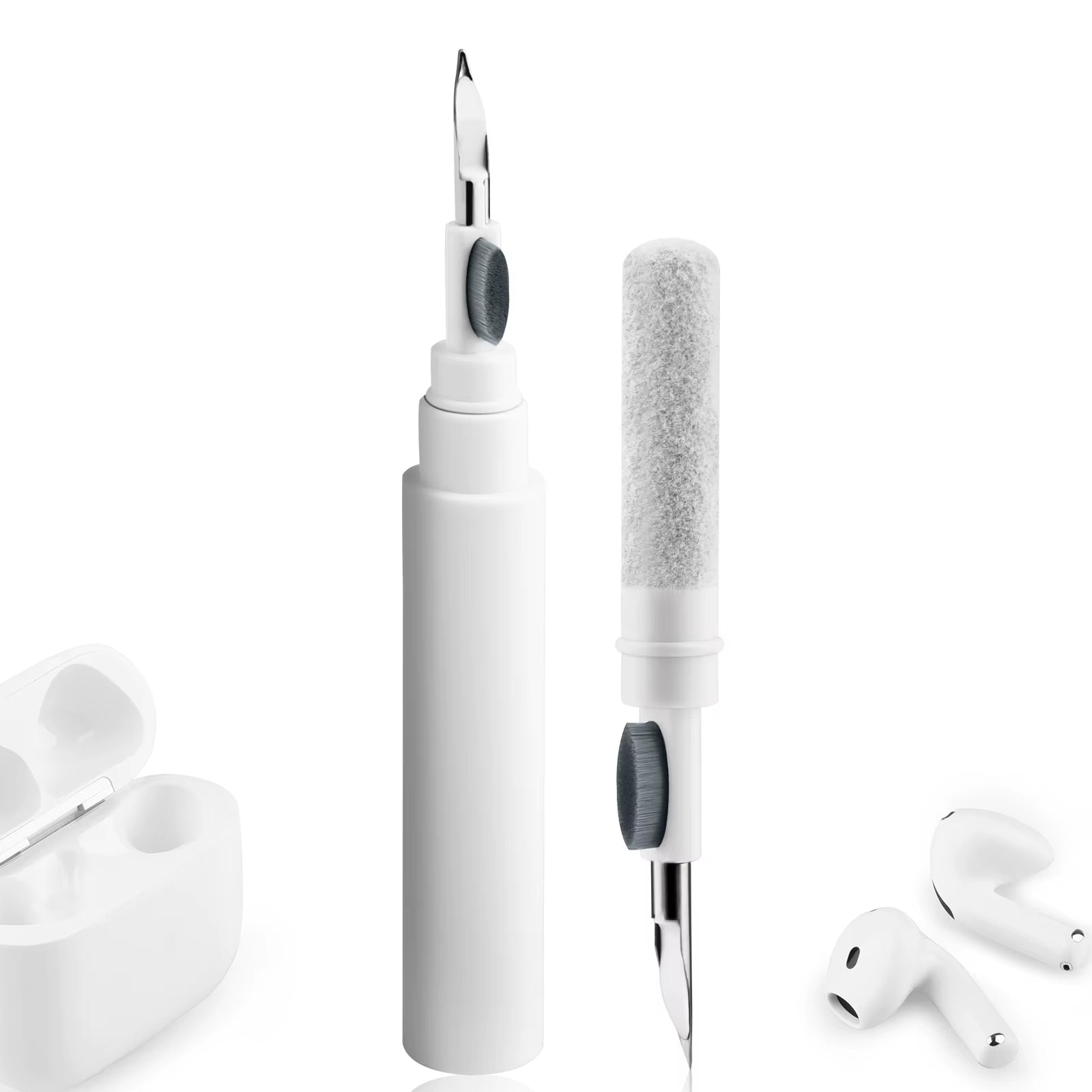 3 in 1 Bluetooth Earphones Cleaning Pen Tool for Airpods Pro 3 2 1 Earbuds Case Cleaner Kit Brush Pen for Xiaomi Iphone Earbuds
