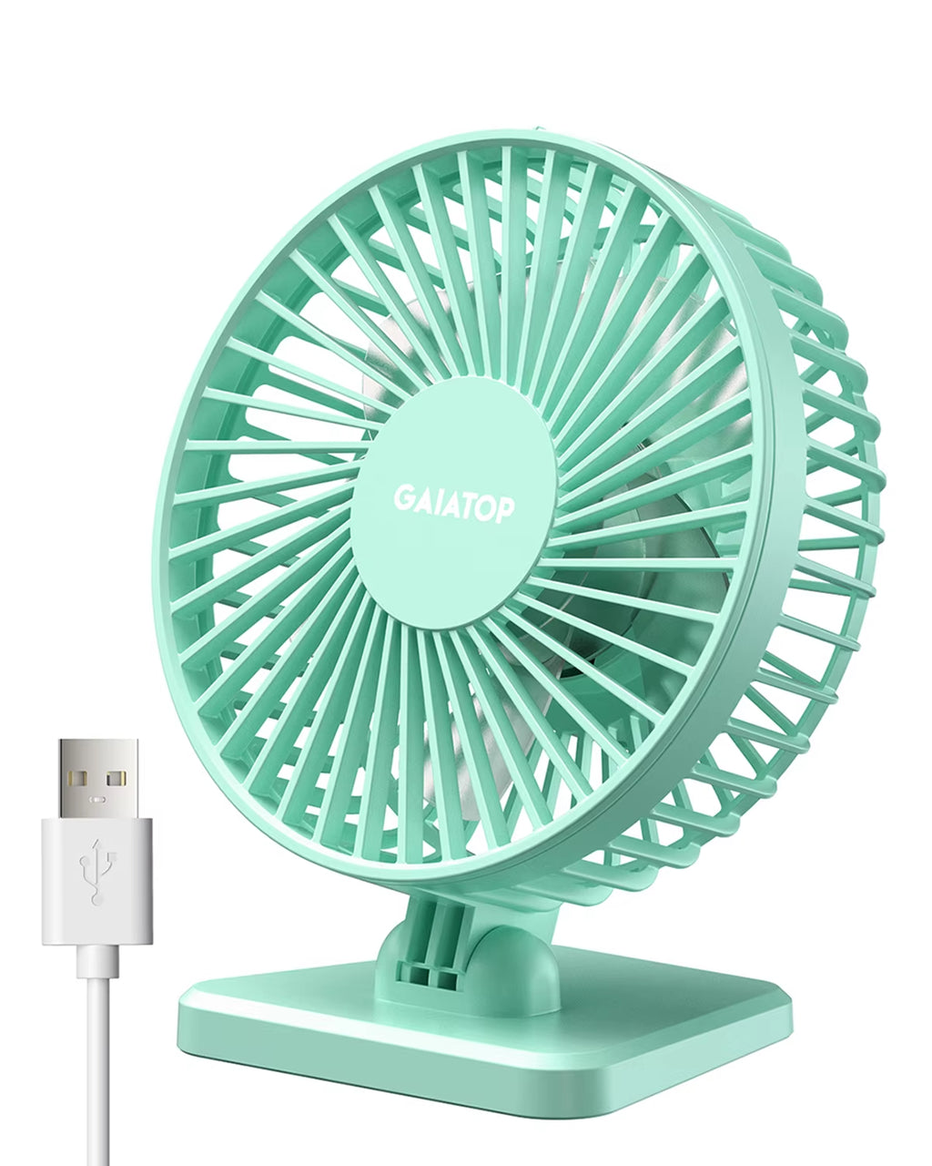 Mini USB Desktop Fan Portable Fan Desktop Office USB Quiet Cooling Fans Three Speed Adjustment Suitable for Home Office