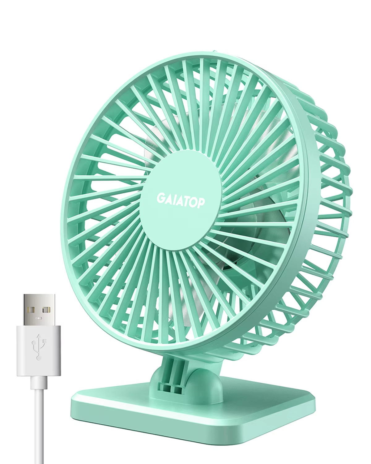 Mini USB Desktop Fan Portable Fan Desktop Office USB Quiet Cooling Fans Three Speed Adjustment Suitable for Home Office