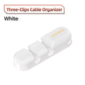 Cable Organizer 3 5 7 Hole Cables Winder Flexible Wire Management Clips for Cable Clearance Cord Protector for Chargers