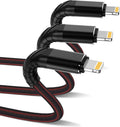 3Pack 3Ft Iphone Charger, [ Apple Mfi Certified ] 3 Foot Iphone Charging Cable, Nylon Braided 3 Feet Lightning Charger Cord for Apple Iphone 14 Pro Max/13/12 Mini/11/X/Xs/Xr/Xs Max/8/7/6/5S Wire
